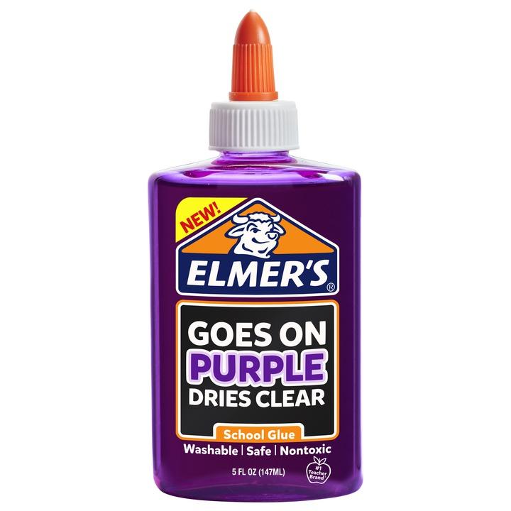 Elmer's Disappearing Purple Liquid School Glue, 5Ounces