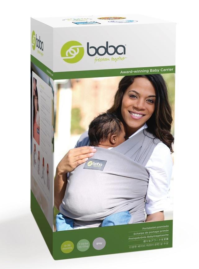 boba wrap gray
