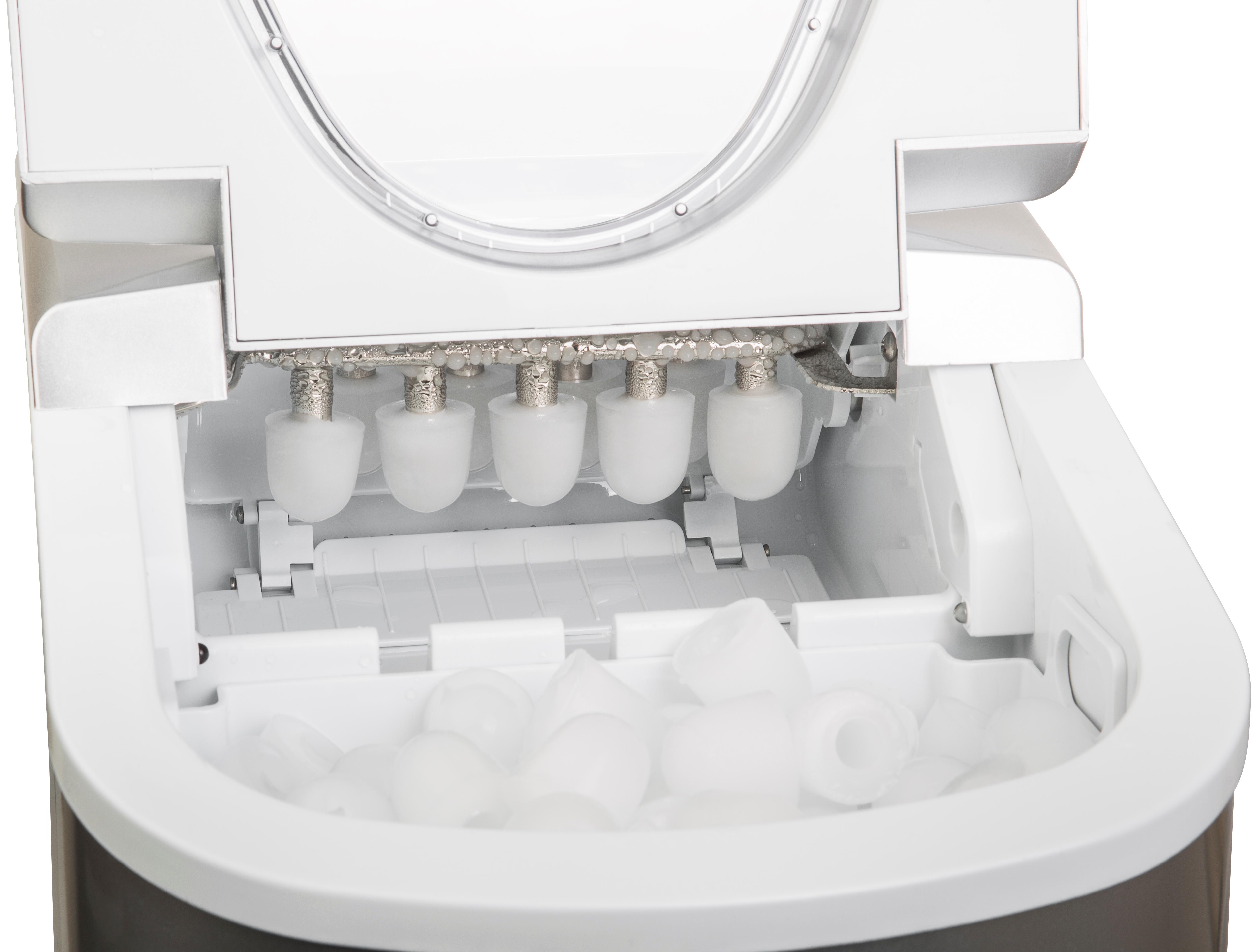 Ivation IVAICEM15SIL Portable Ice Maker with EasyTouch