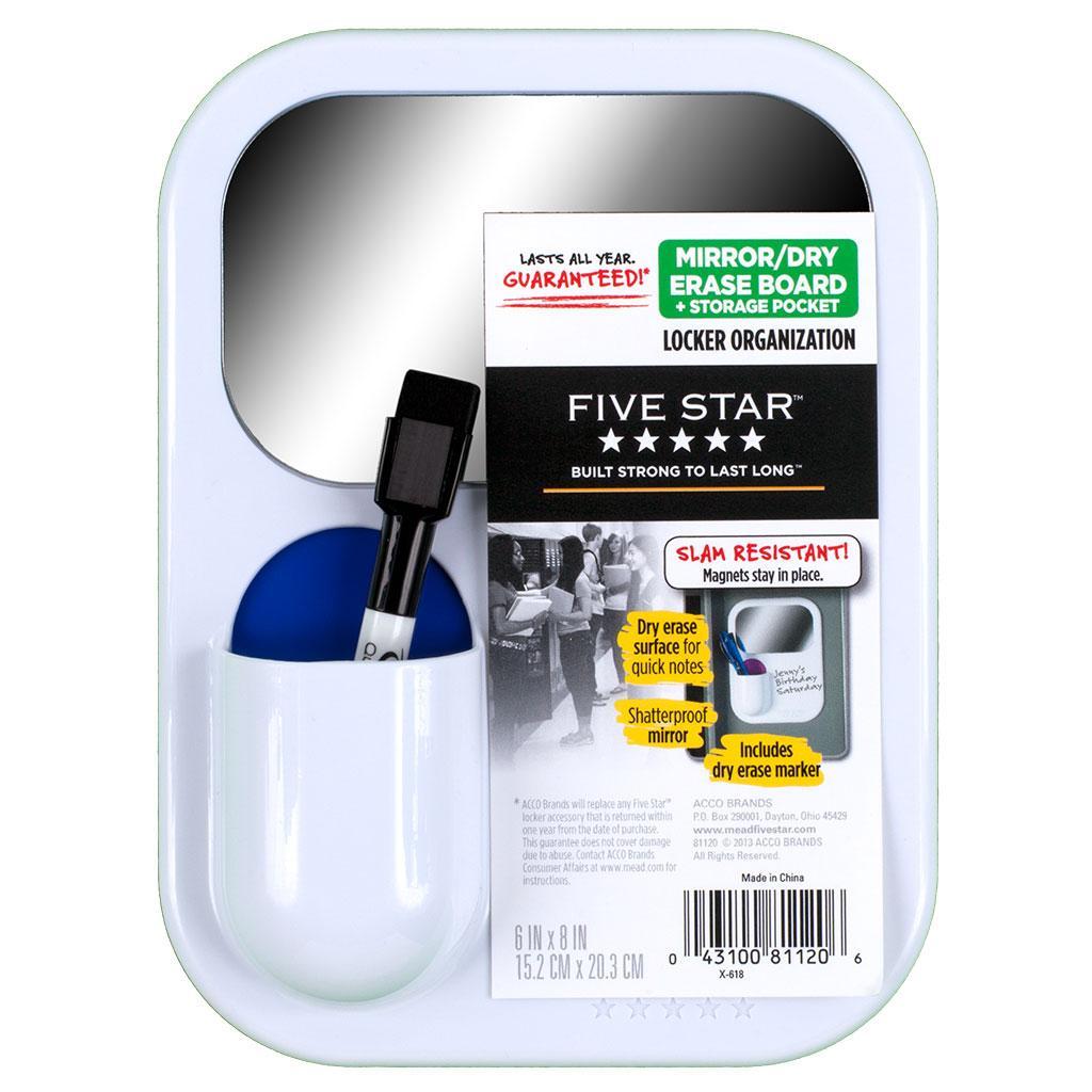 Five Star Locker Accessories, Combo Dry Erase Board and