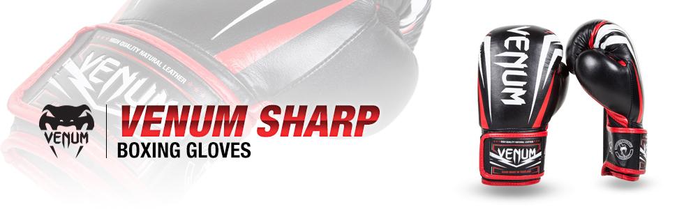 venum sharp boxing gloves