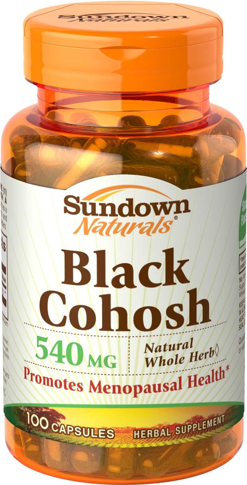 Sundown Naturals Black Cohosh 540 Mg Whole Herb Capsules