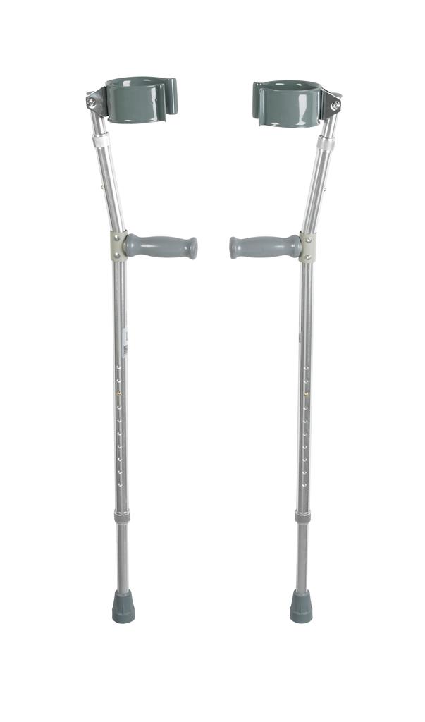 Drive Medical Forearm Crutch, Gray, Adult (1Pair) Health