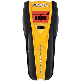 Zircon Multiscanner Center Finding Stud Finder With Metal And
