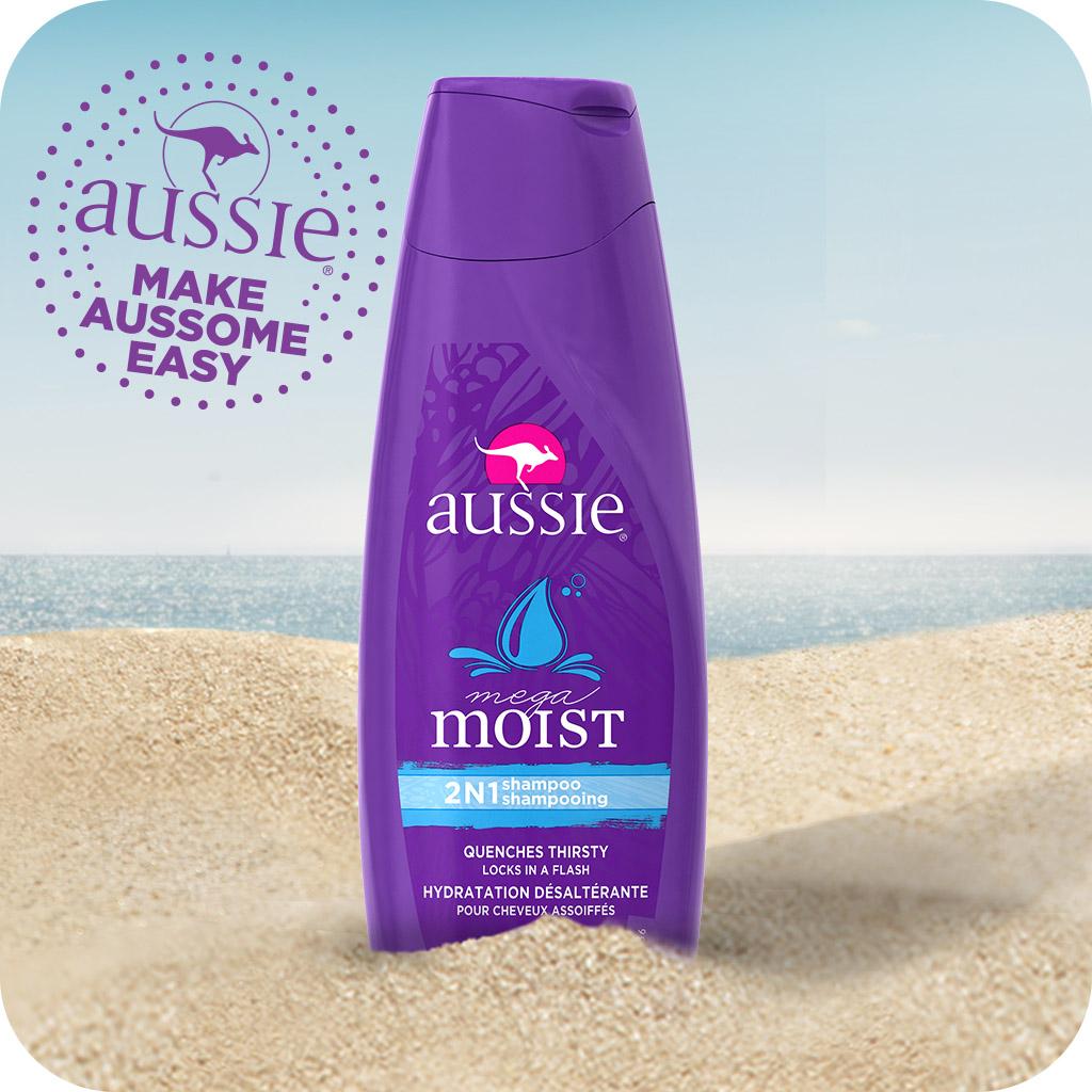 Aussie Moist 2In1 Shampoo 13.5 Fl Oz (Pack of 6) Hair Shampoos Beauty
