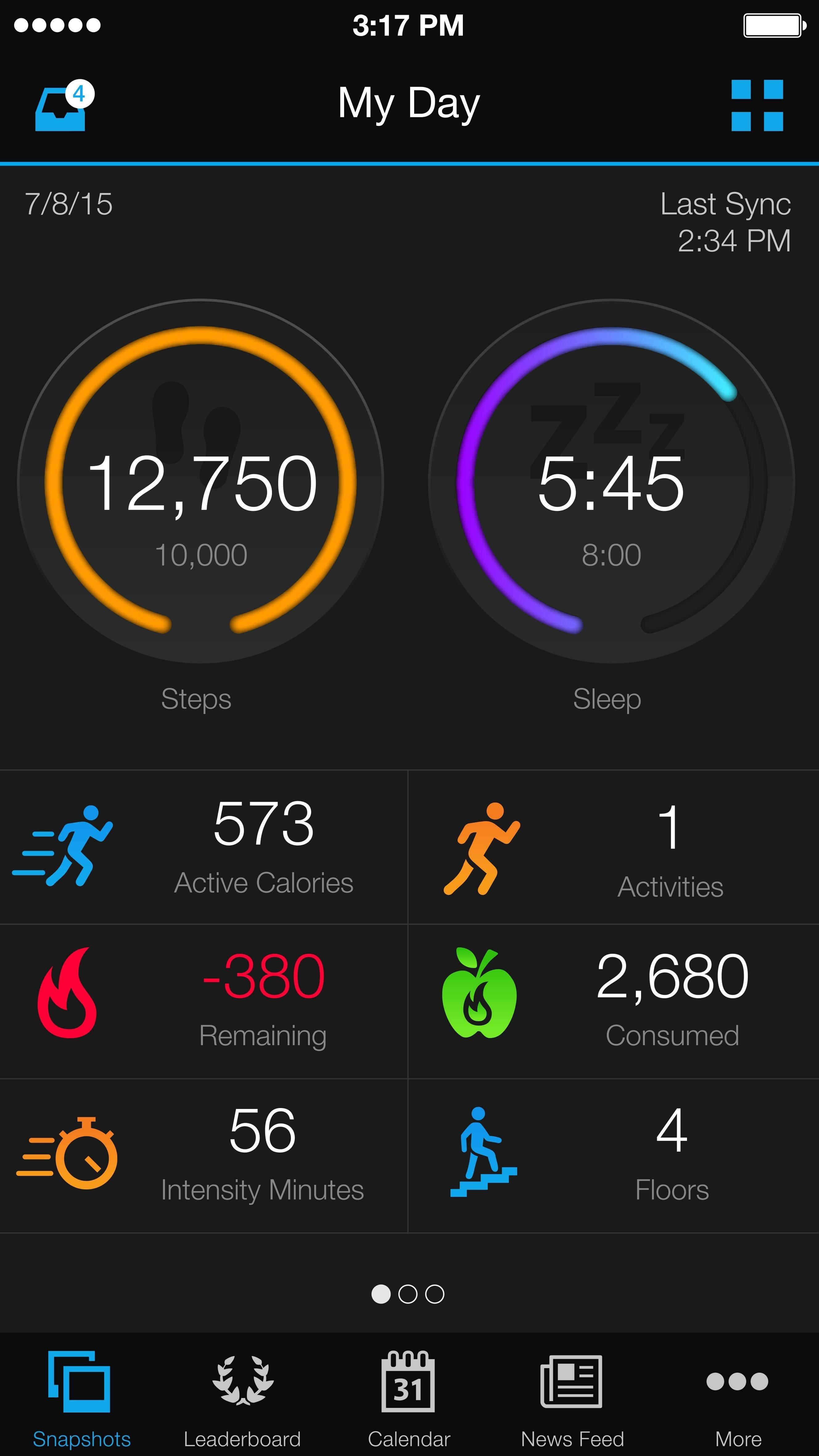 Garmin vívosmart HR Activity Tracker Regular Fit Black