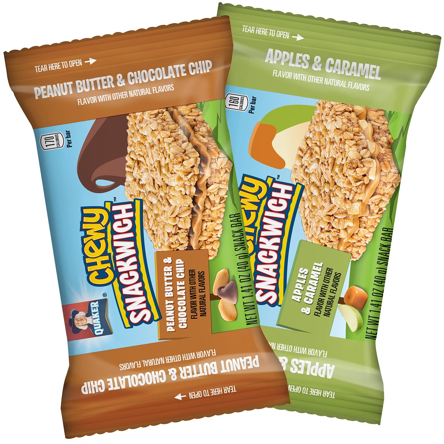 quaker big chewy sweet and salty
