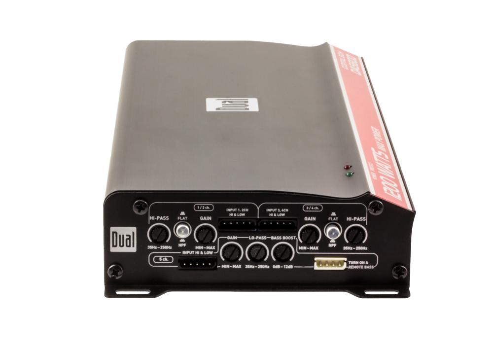 Dual DA560D 1200 Peak Watt 5 Channel Digital Amplifier Car