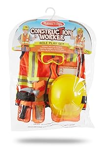 Amazon.com: Melissa &amp; Doug Construction Worker Role Play 