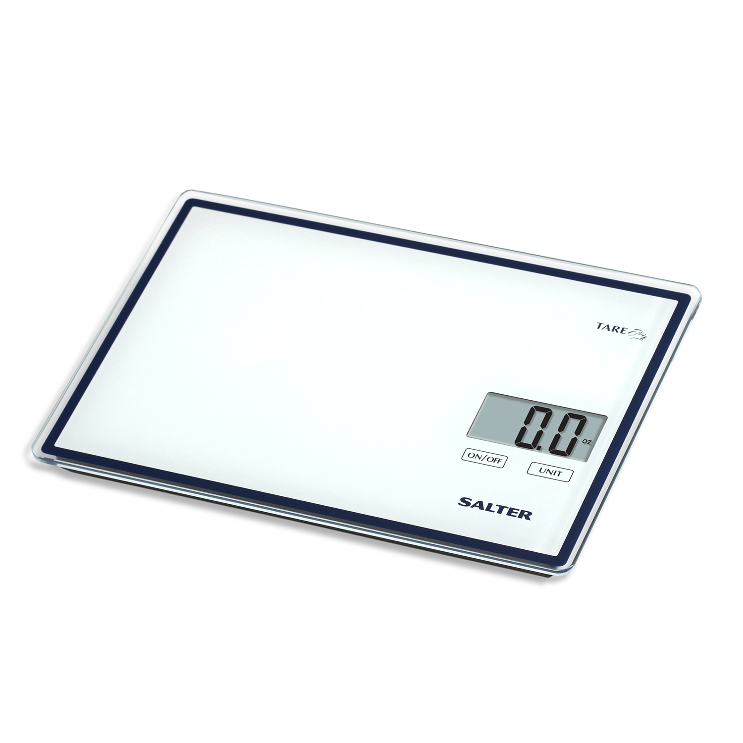 Salter Touchless Tare Digital Kitchen Scale, White Kitchen