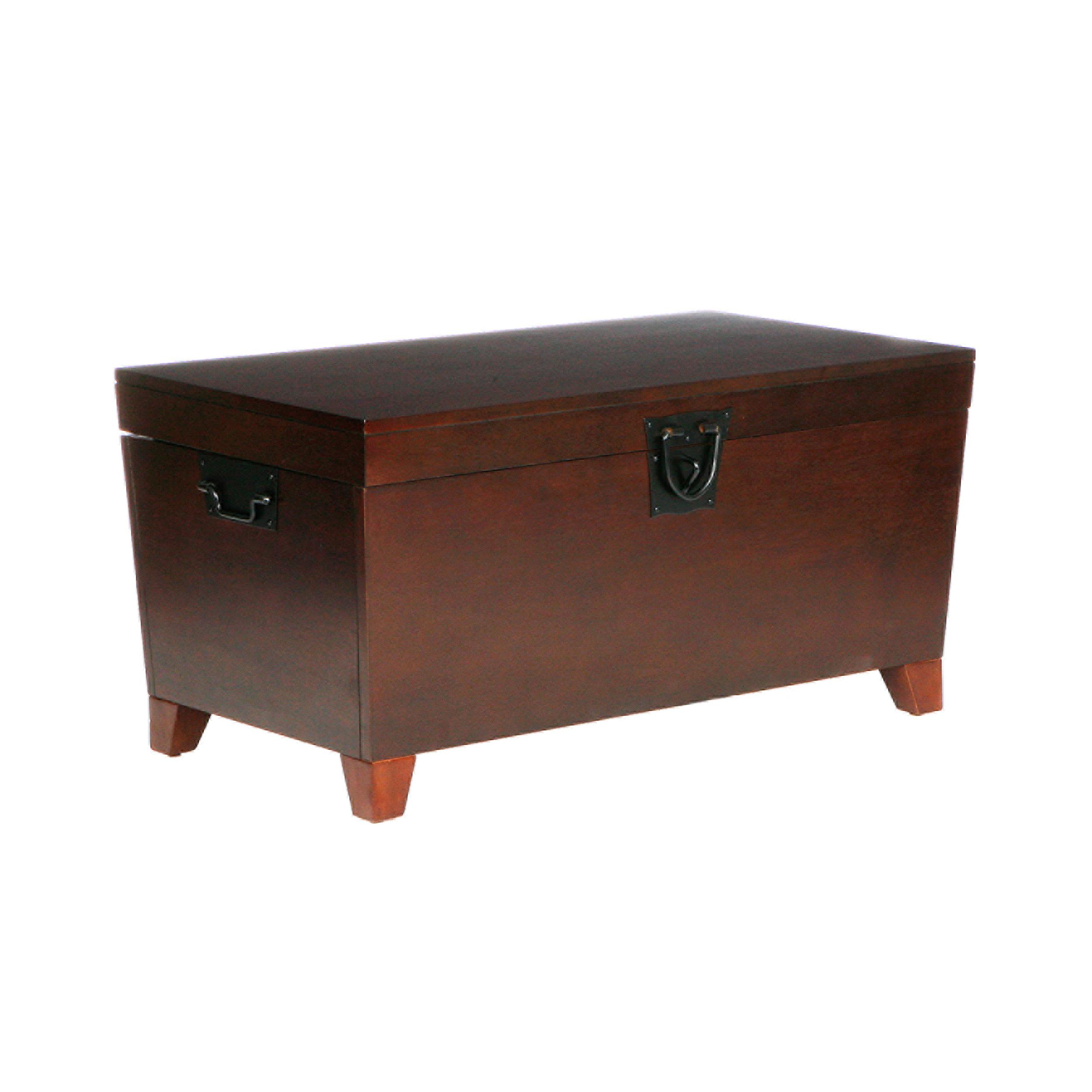 Southern Enterprises Pyramid Storage Trunk Cocktail Table