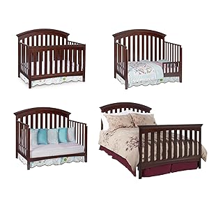 Amazon Com Delta Children Bentley 4 In 1 Crib Chocolate