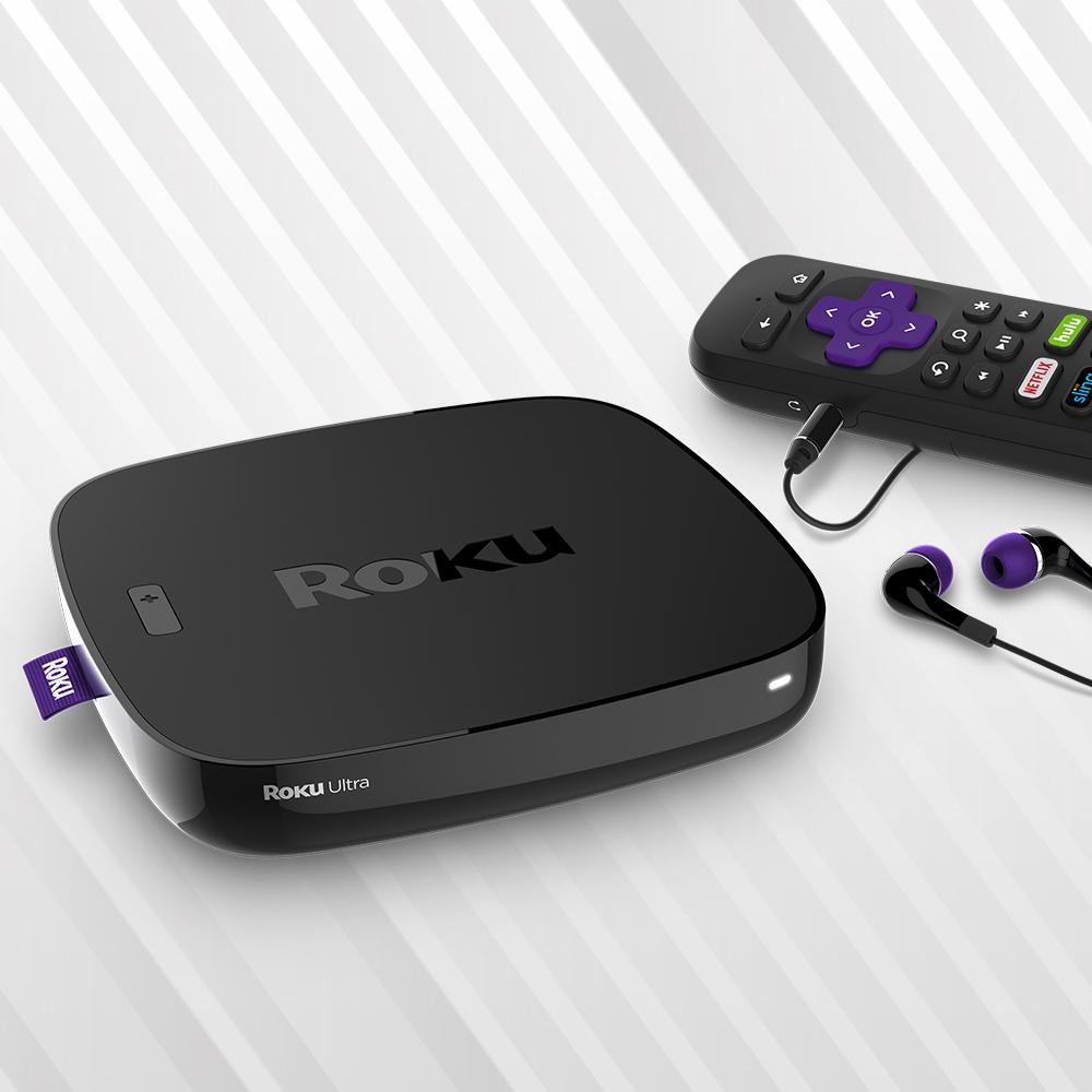 Roku Ultra HD and 4K UHD Streaming Media Player with HDR, Enhanced Remote with