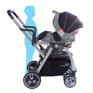 joovy caboose varylight tandem adjustable frame stroller