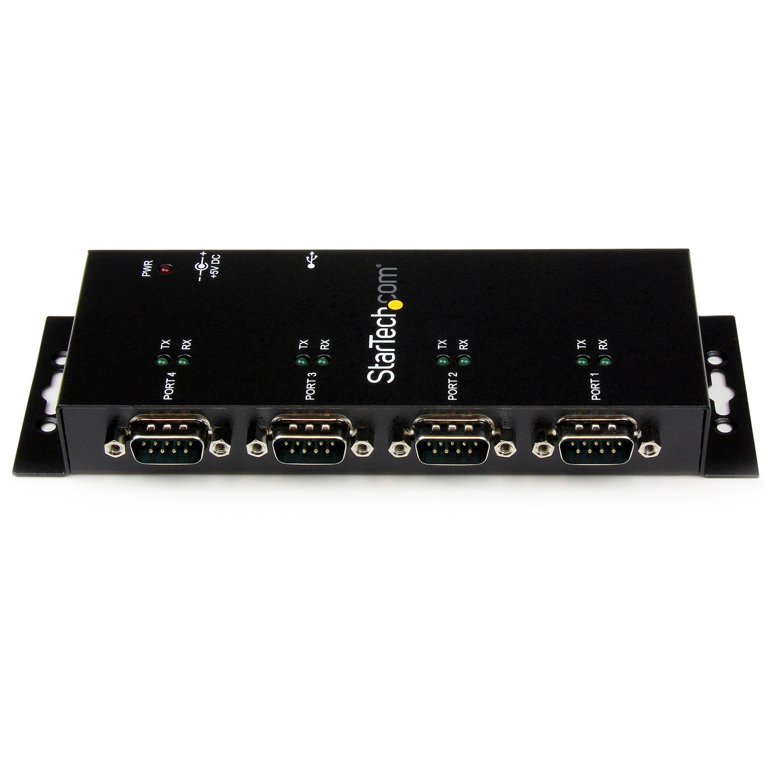 USB to Serial Adapter Hub 4 Port
