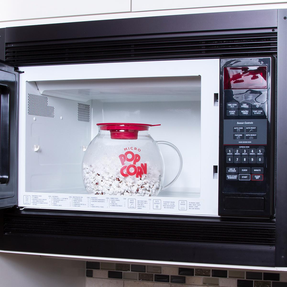 Ecolution MicroPop Popcorn Popper, 3 QT Capacity Glass