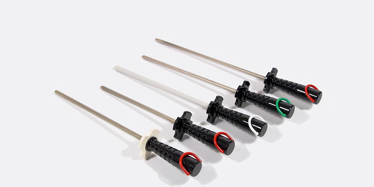 DMT DS2F 12Inch Diamond Steel Sharpening Rod, Fine Grit Manual Knife