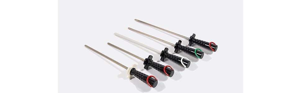 DMT's assortment of Steels from 14" to 10" in ceramic, diamond and hardcoat diamond