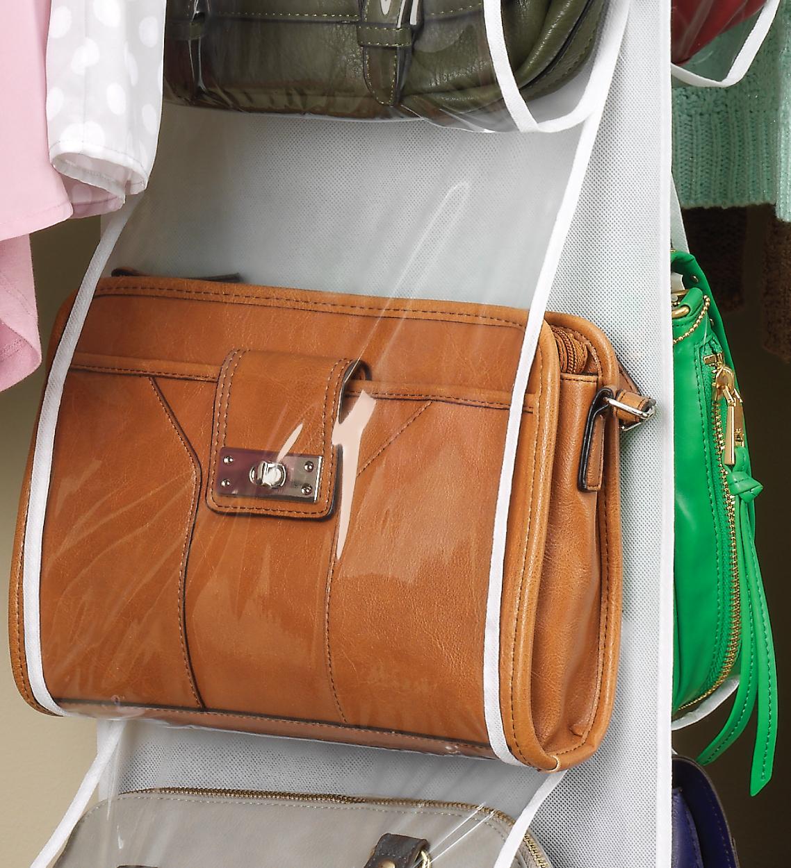 Whitmor Handbag File, Clear Home & Kitchen