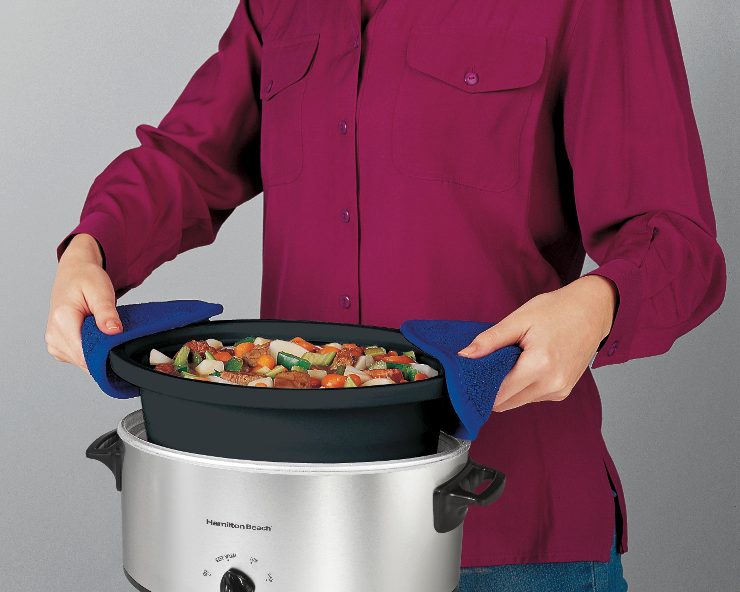 Hamilton Beach 33276 Slow Cooker, 7Quart Crock Pot Full