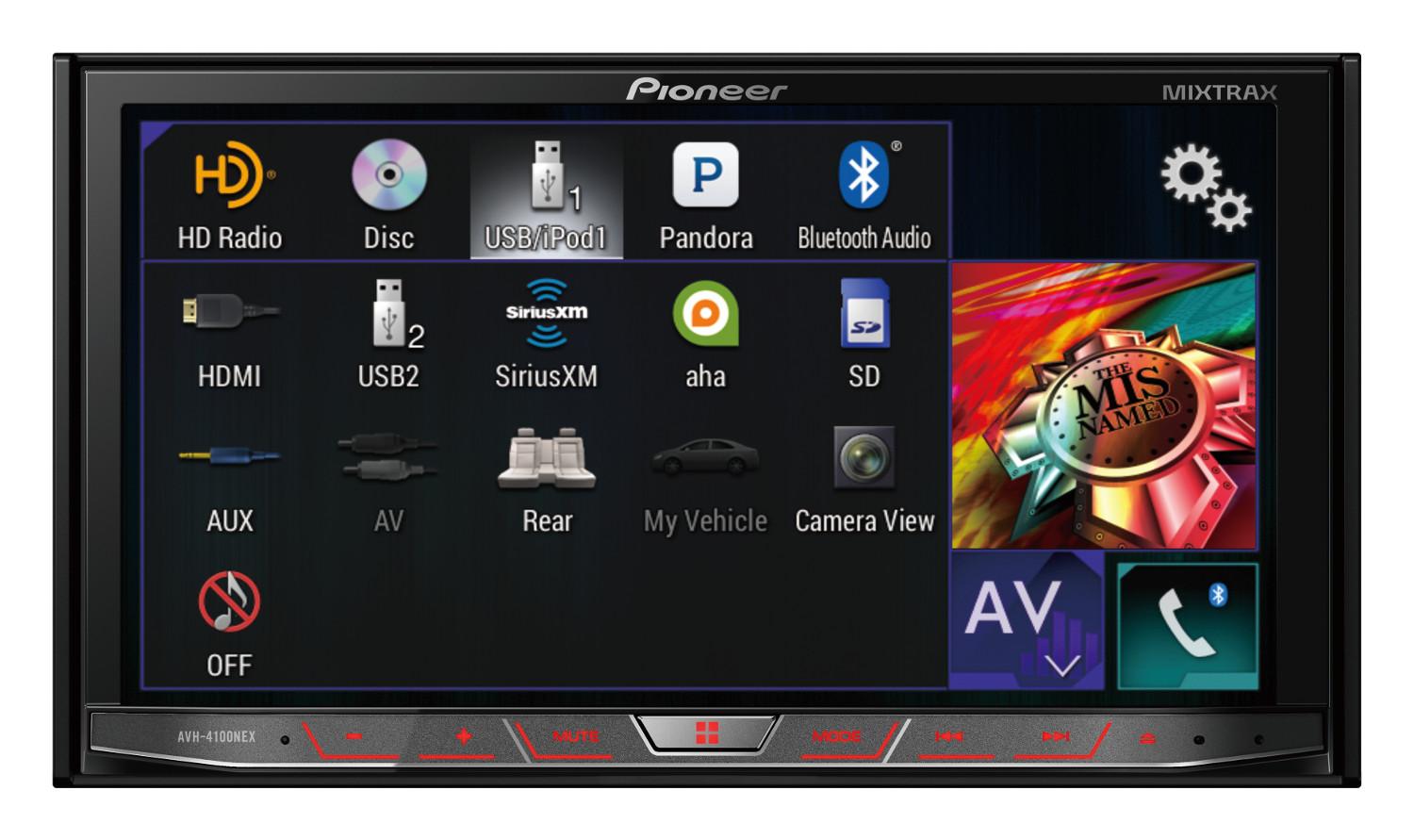 Pioneer AVH4100NEX inDash Multimedia DVD Receiver with 7