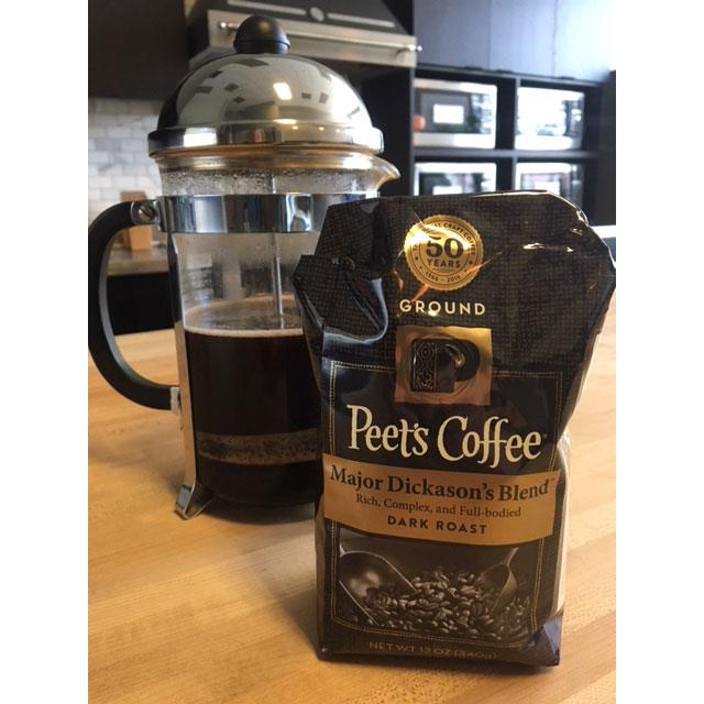 Peet's Ground Coffee, Major Dickason's Blend, Dark roast