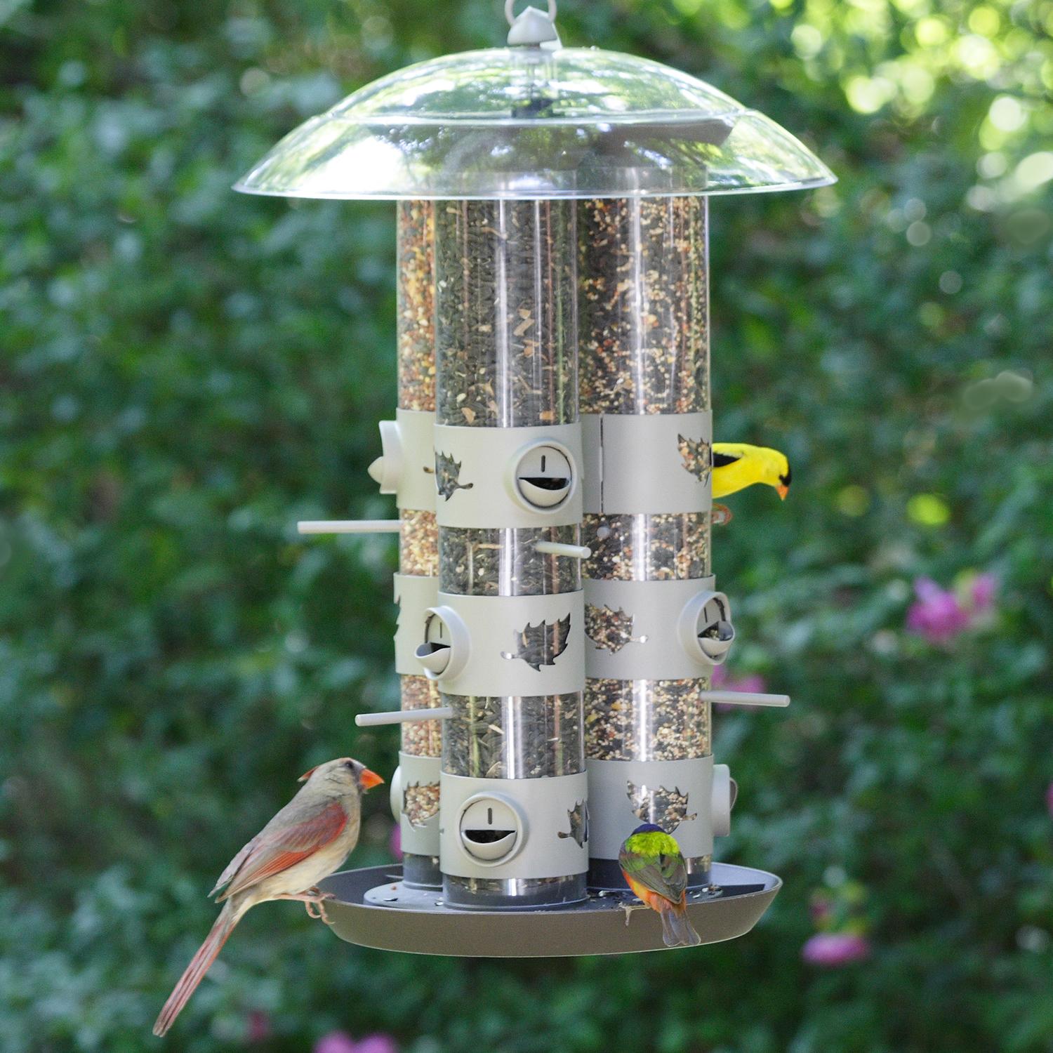 PerkyPet Triple Tube 2in1 Feeder 329 Wild Bird Tube