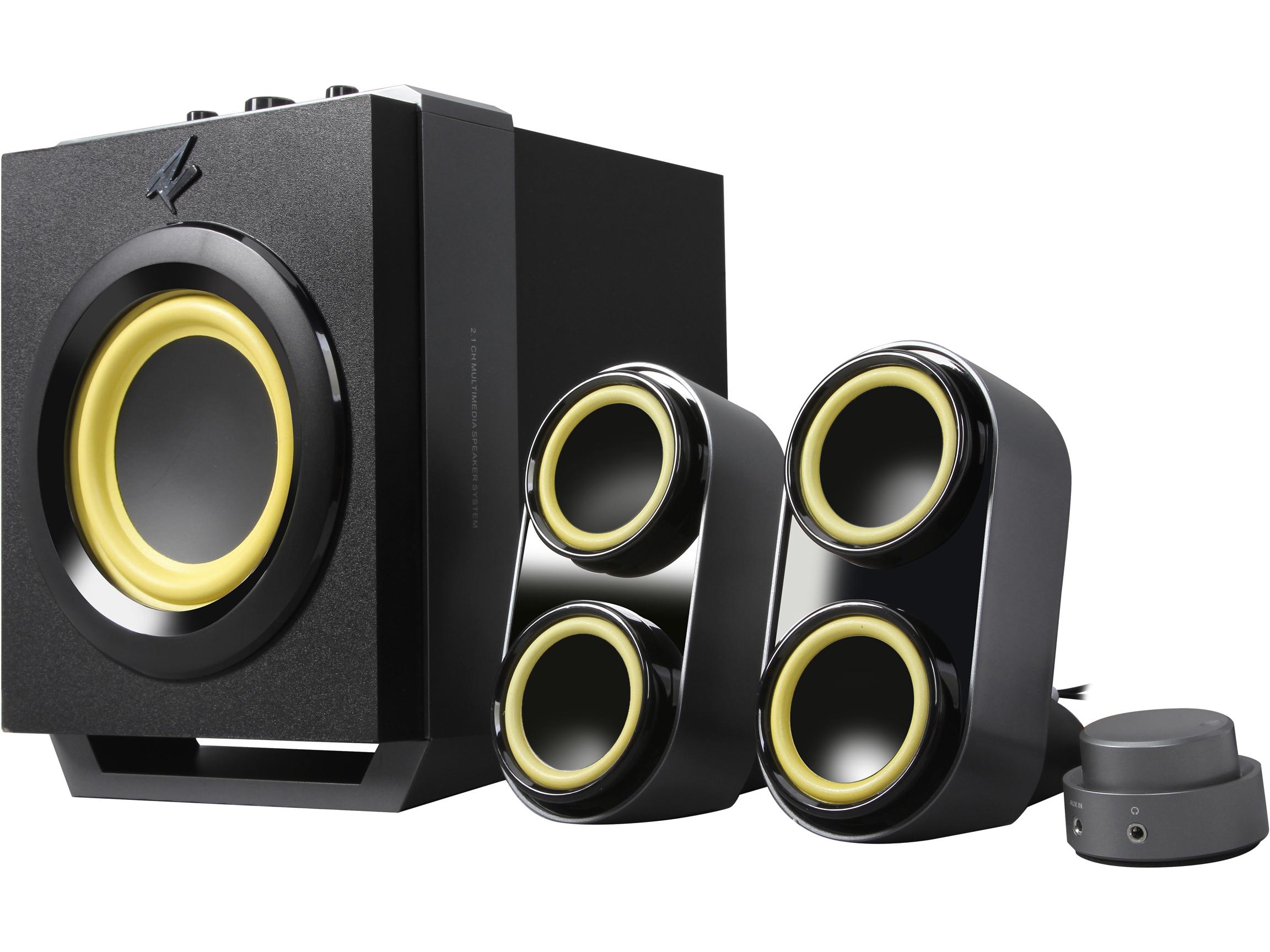 Amazon.com: Rosewill 35W RMS 2.1 PC Computer Speaker System for Gaming ...