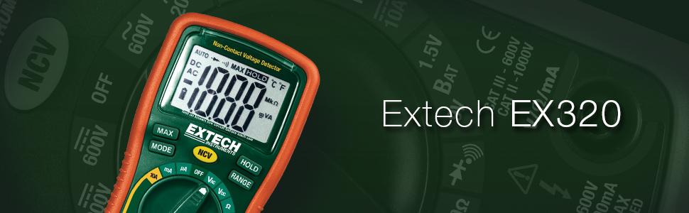Extech EX320 Autoranging Mini Multimeter - - Amazon.com