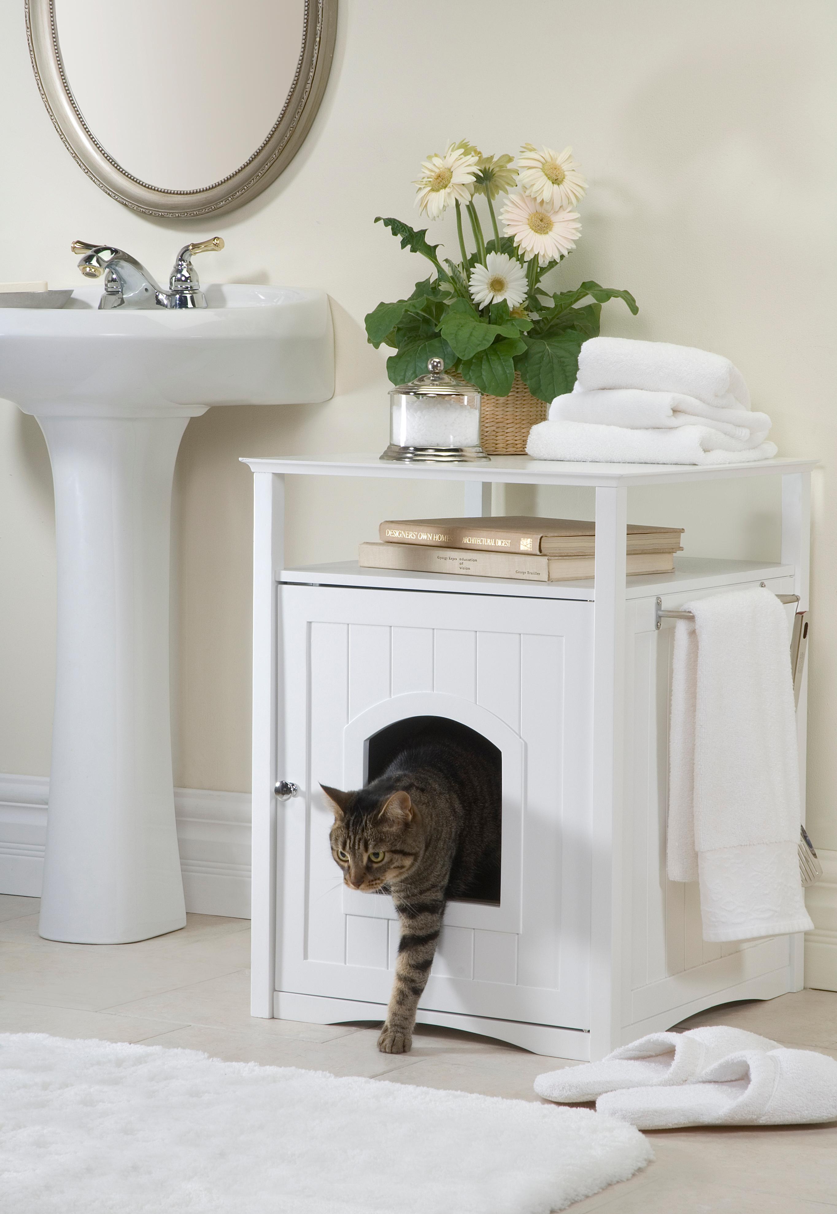 Merry Pet Cat Washroom / Night Stand Pet House Pet Supplies