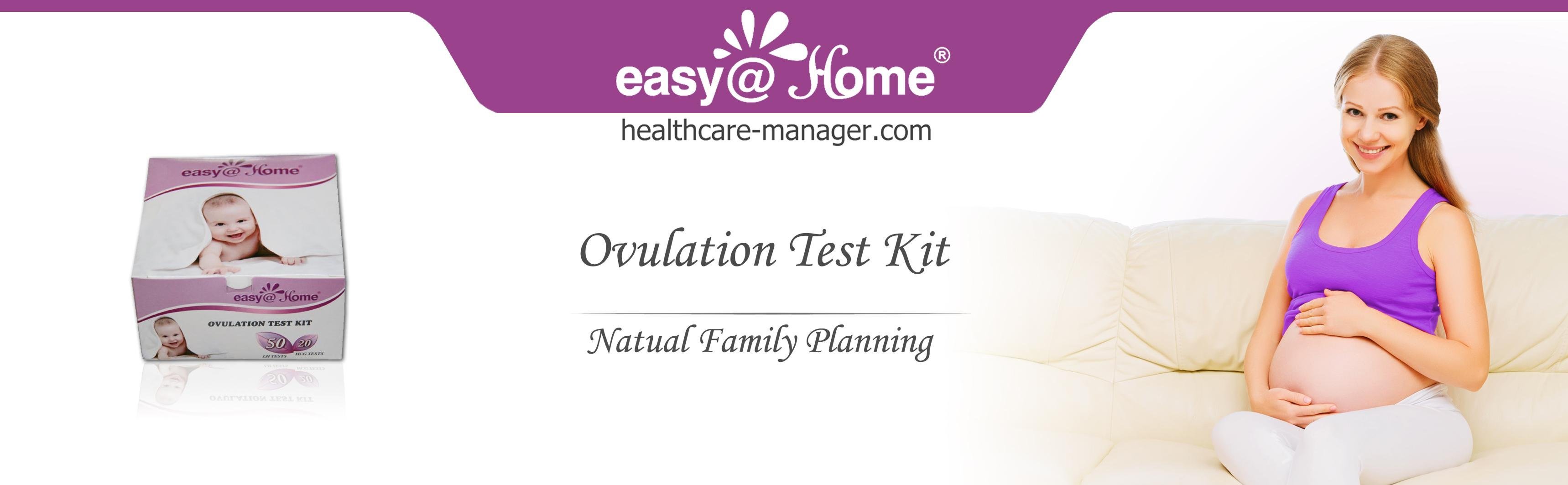 EasyHome 50 Ovulation Test Strips and 20 Pregnancy Test Strips Kit