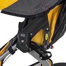 bob ironman stroller yellow
