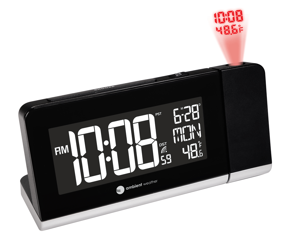 Amazon.com: Ambient Weather RC-8465 Radio Controlled Projection Alarm