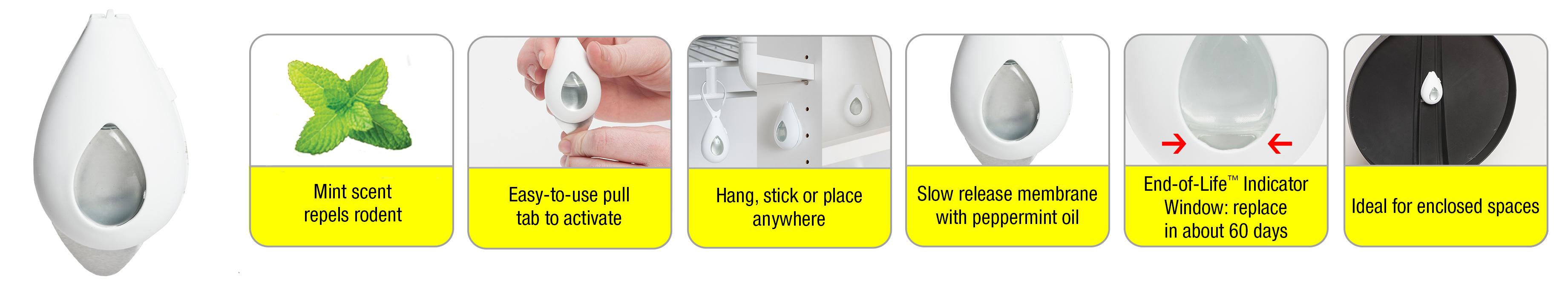 Victor ScentAway Rodent Repeller Drops M803 Garden