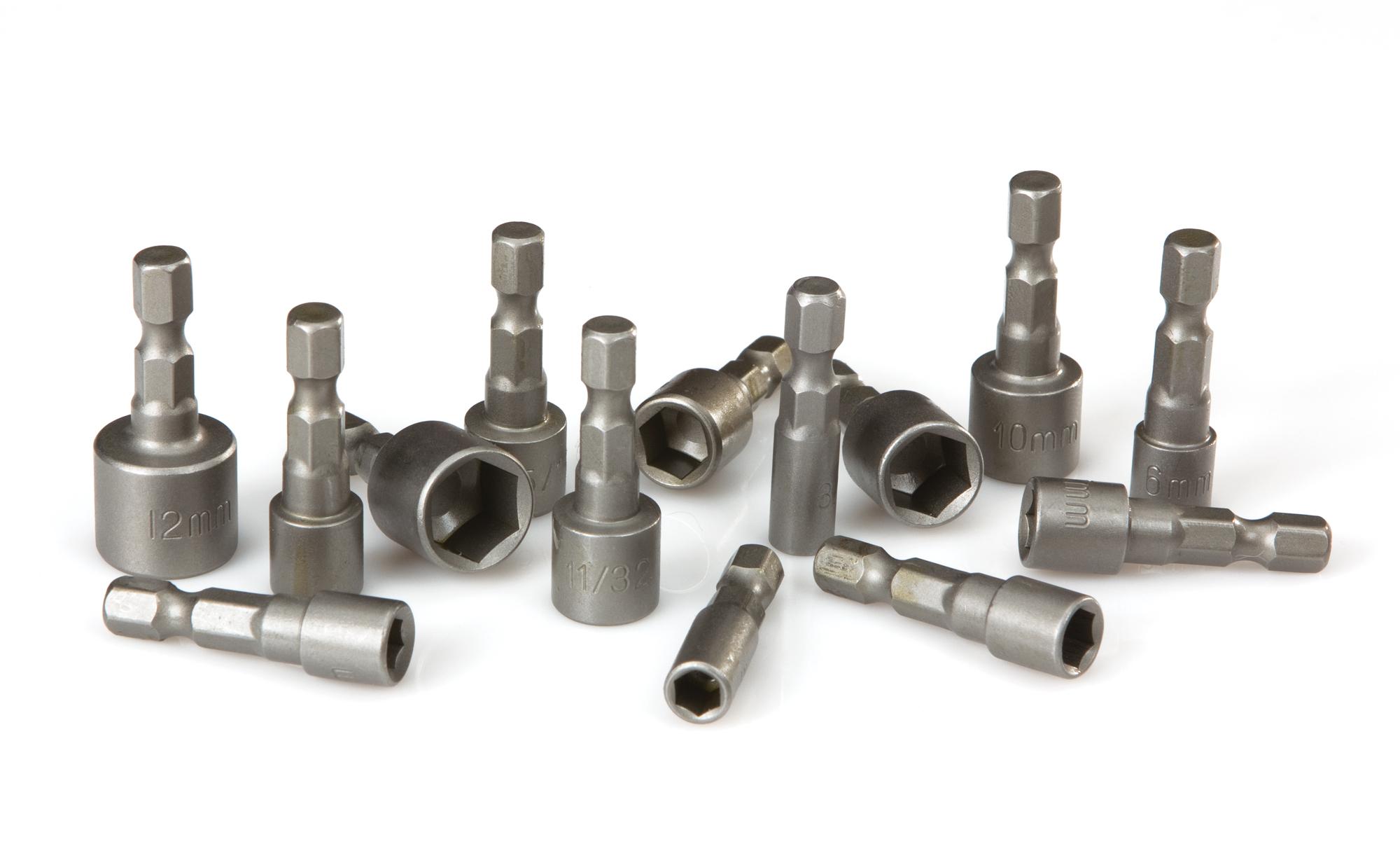 TEKTON 2938 QuickChange Power Nut Driver Bit Set with