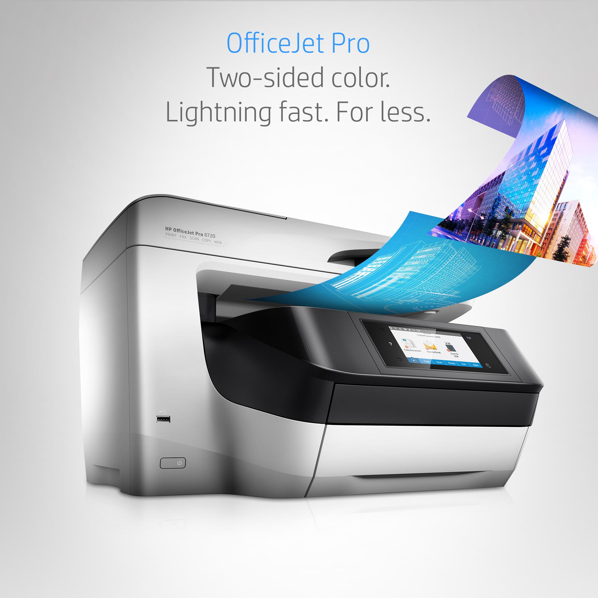 Cavo USB Per Stampante HP OfficeJet Pro 8720 - 2,7 Metri, Connettori A A B, Nero, Compatibile Non Originale
