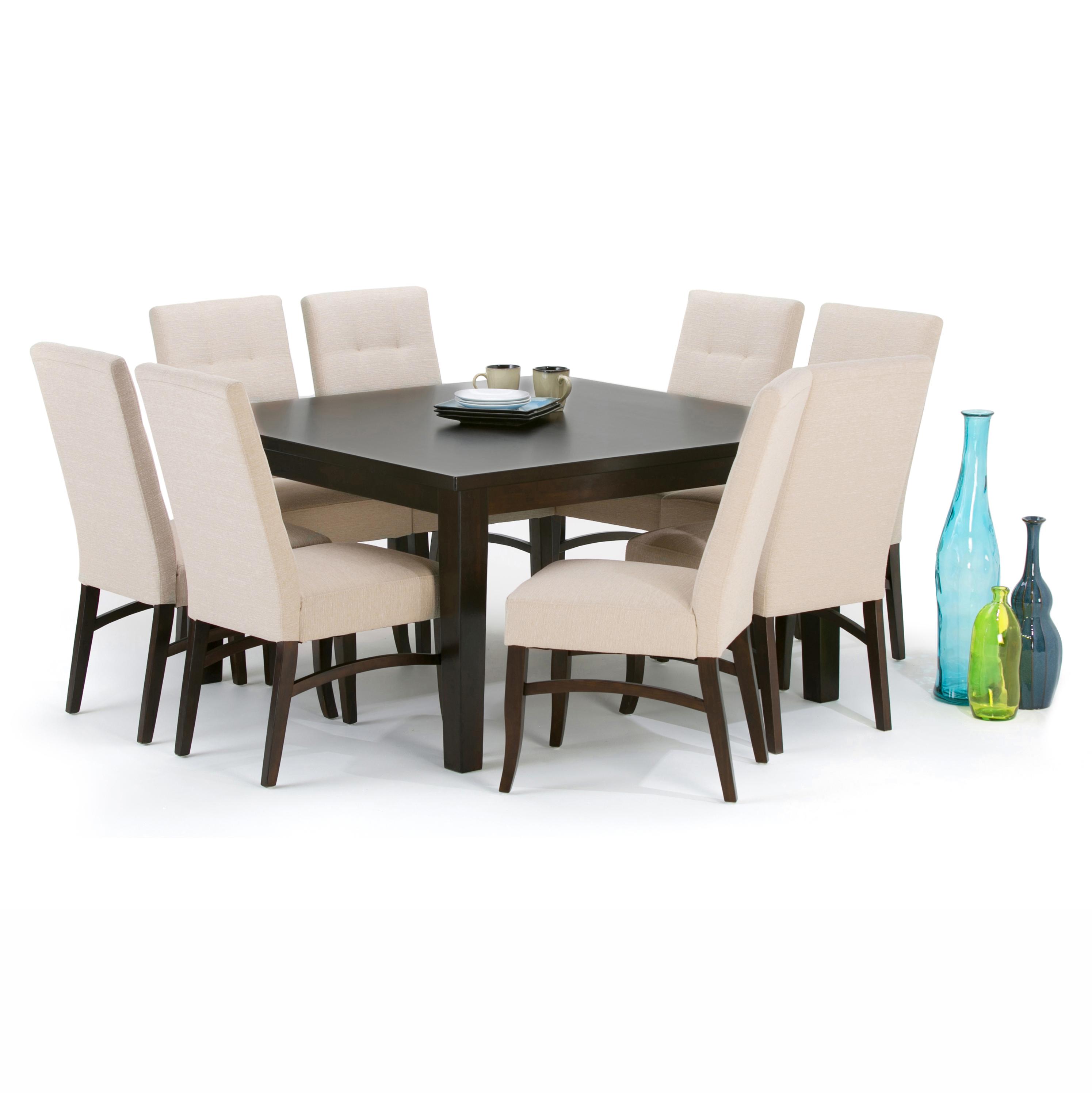 Simpli Home Eastwood Solid Hardwood Square Dining Table