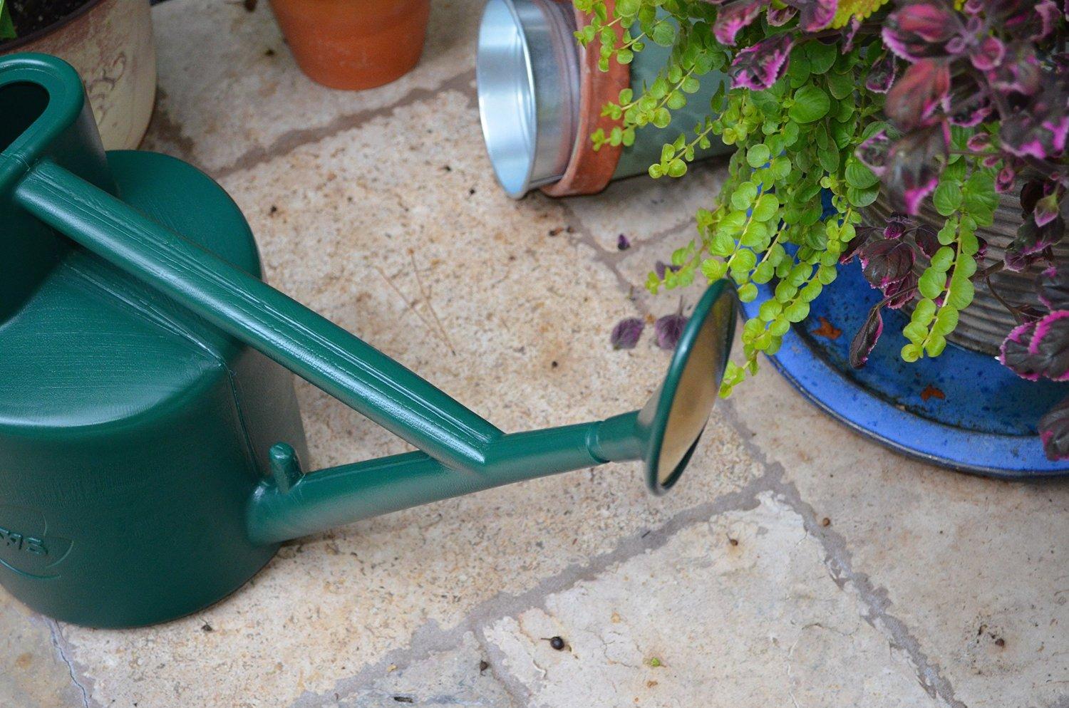 Haws Plastic Outdoor Watering Can, 1.6Gallon/6Liter, Green Garden & Outdoor