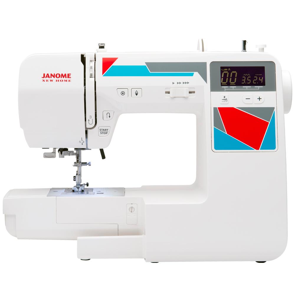 Janome MOD100 Computerized Sewing Machine with 100 BuiltIn Stitches, 7 OneStep