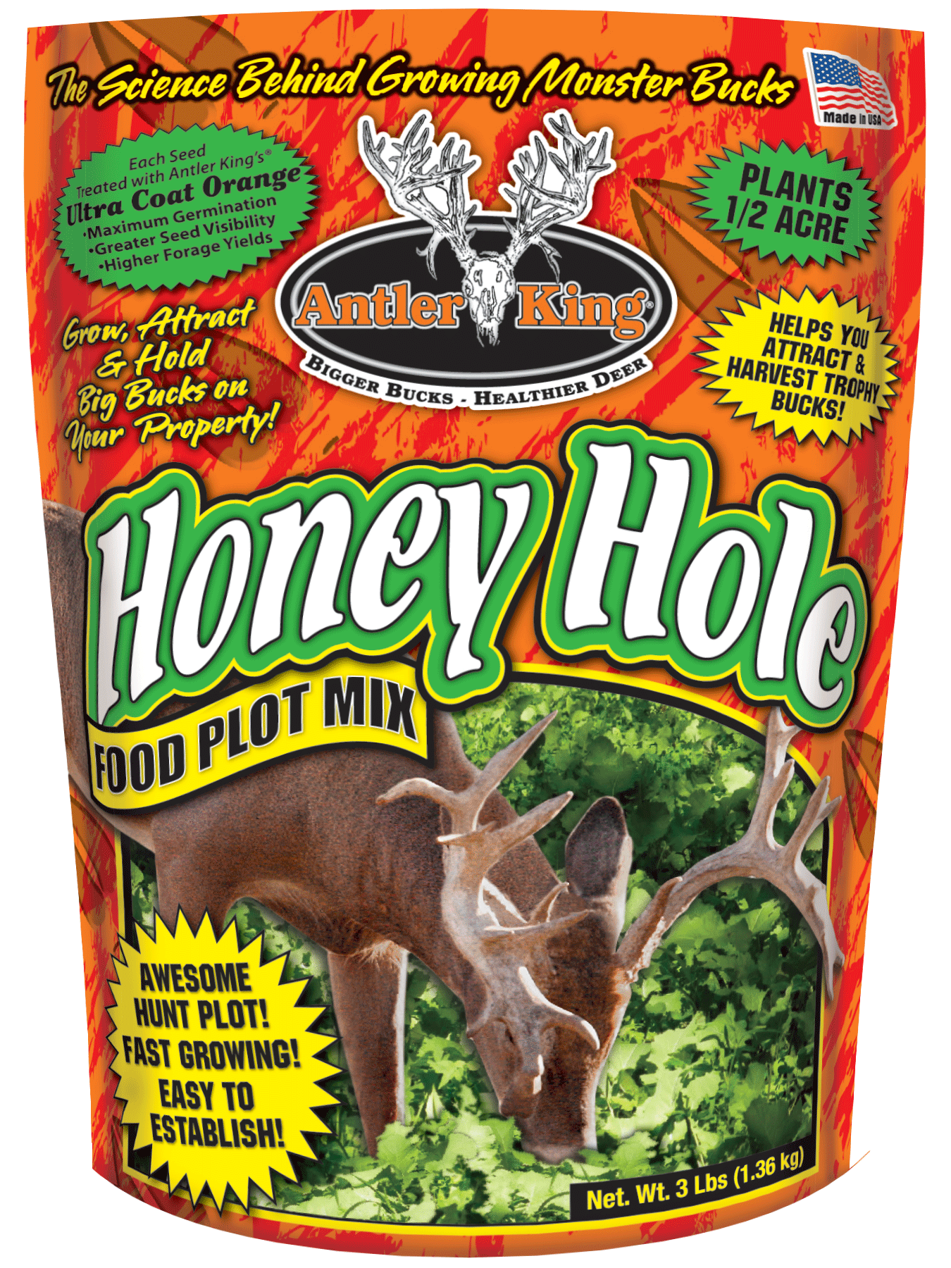 Antler King Honey Hole Mix Fertilizers Sports & Outdoors