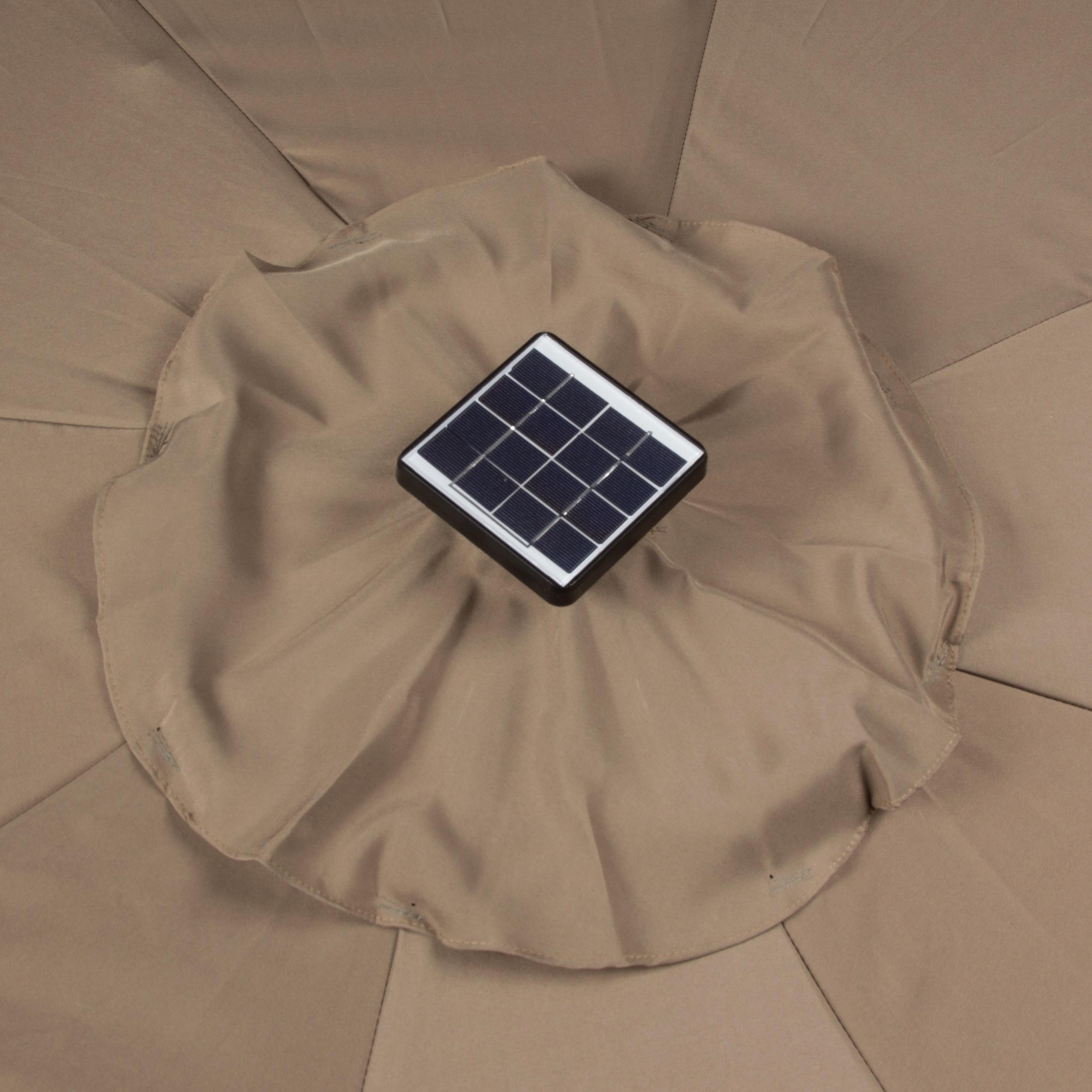 Trademark Innovations Deluxe Solar Powered LED Lighted