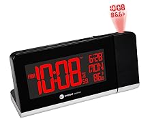 Amazon.com: Ambient Weather RC-8465 Projection Alarm Clock with 256