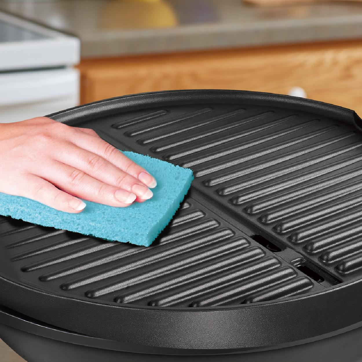 Foreman 15Serving Indoor/Outdoor Electric Grill, Silver, GFO240S Kitchen