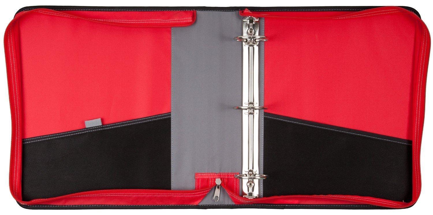 Mead 2 Inch Zipper Binder with Handle, Includes Interior