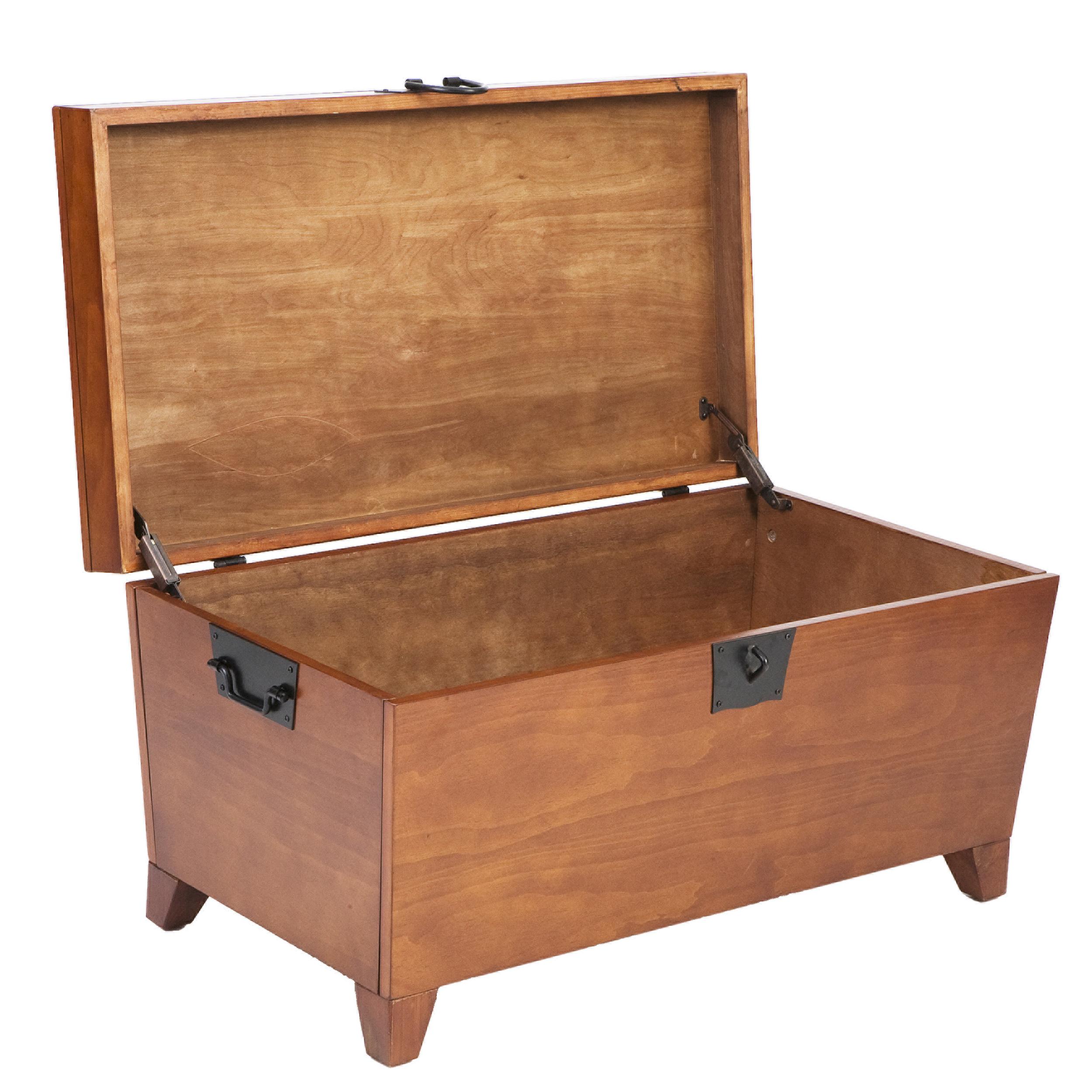 Southern Enterprises Pyramid Storage Trunk Cocktail Table
