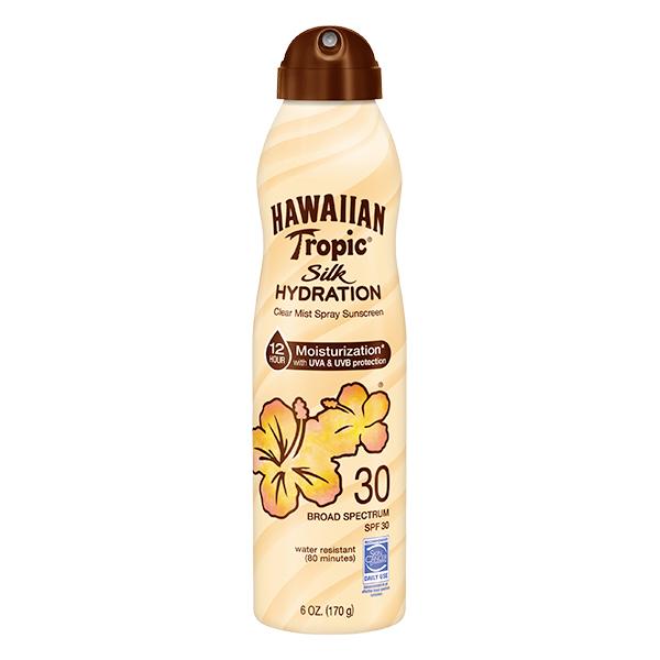 Hawaiian Tropic Tanning Dry Oil Clear Spray Sunscreen SPF