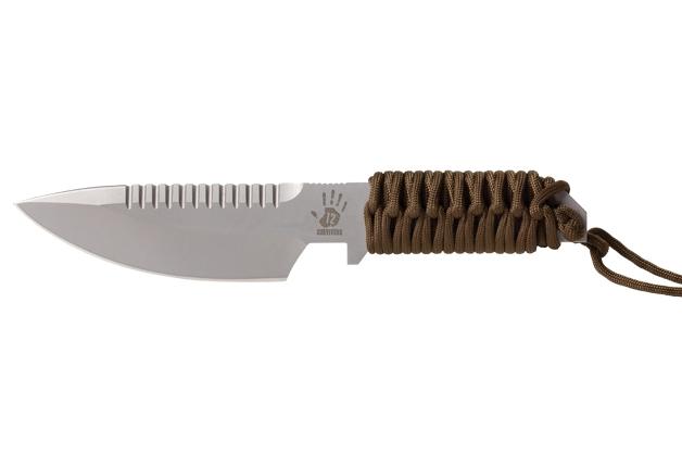 Amazon.com : 7 Survivors Hunting Knife, Silver/Green : Fixed ...
