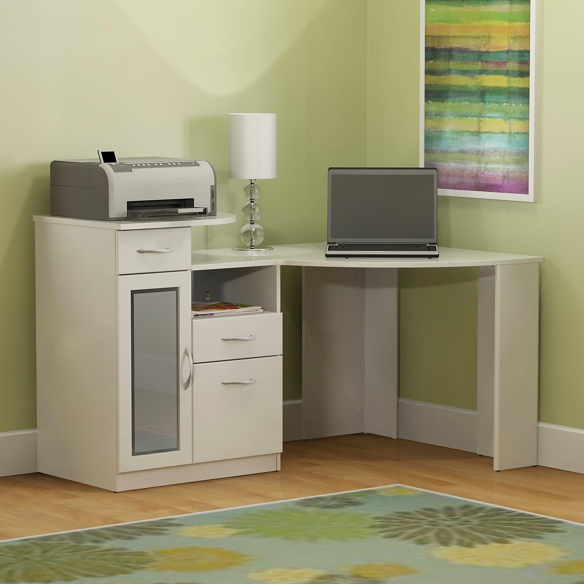 Bush Furniture Vantage Corner Desk, Harvest Cherry Kitchen & Dining