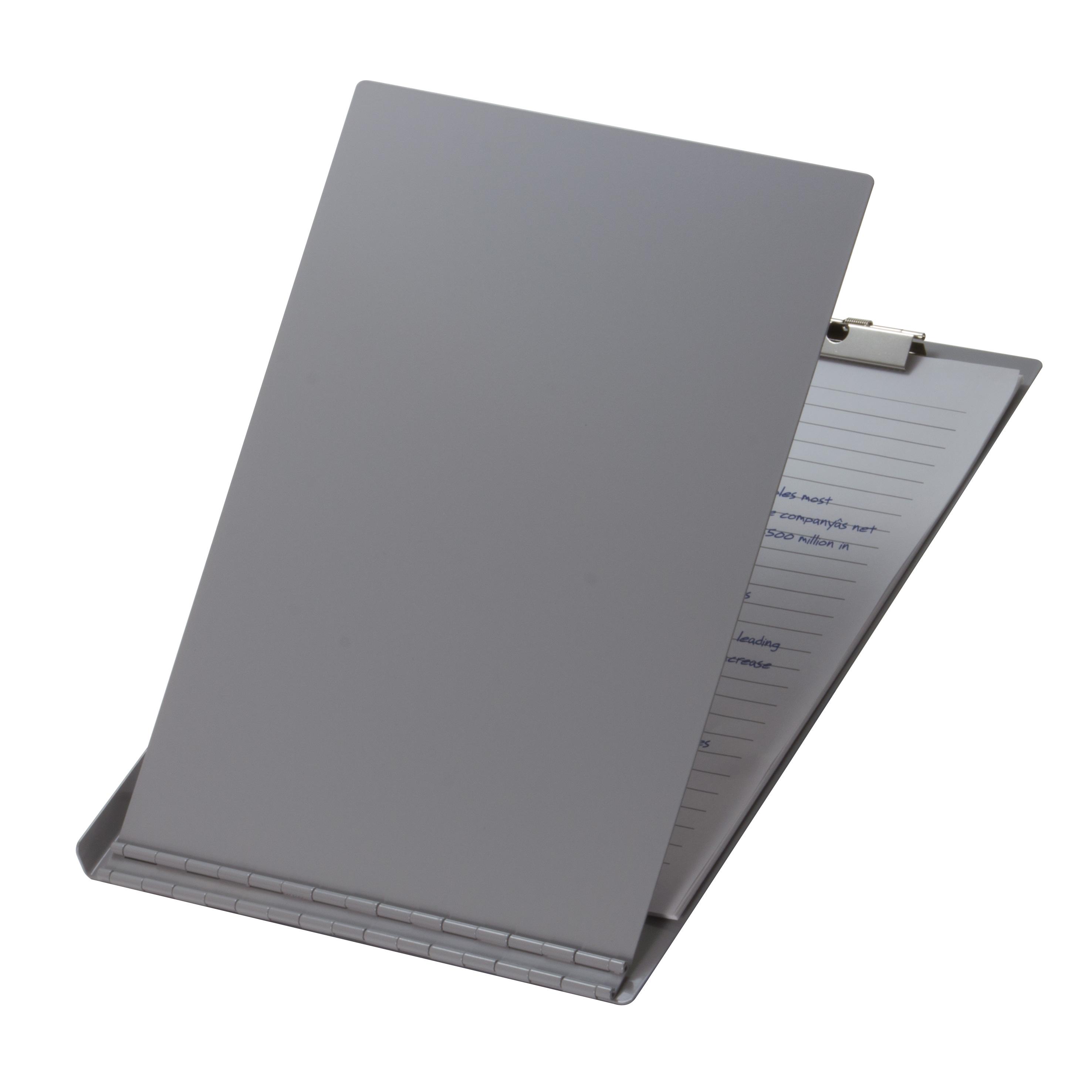Officemate Aluminum Clipboard with Privacy Cover, Letter
