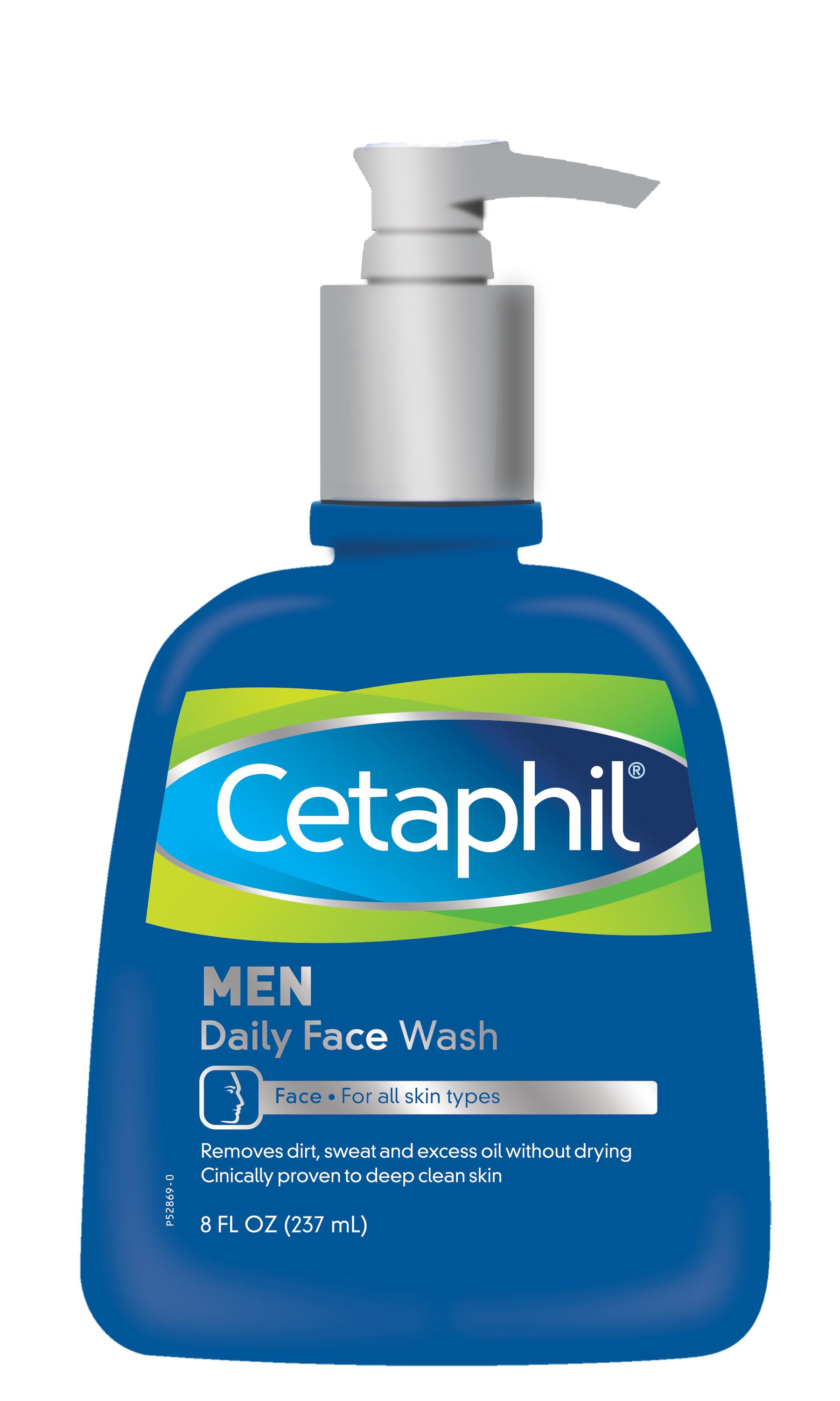 Cetaphil Men Daily Face Wash, 8 Ounce (Pack of 2) Beauty